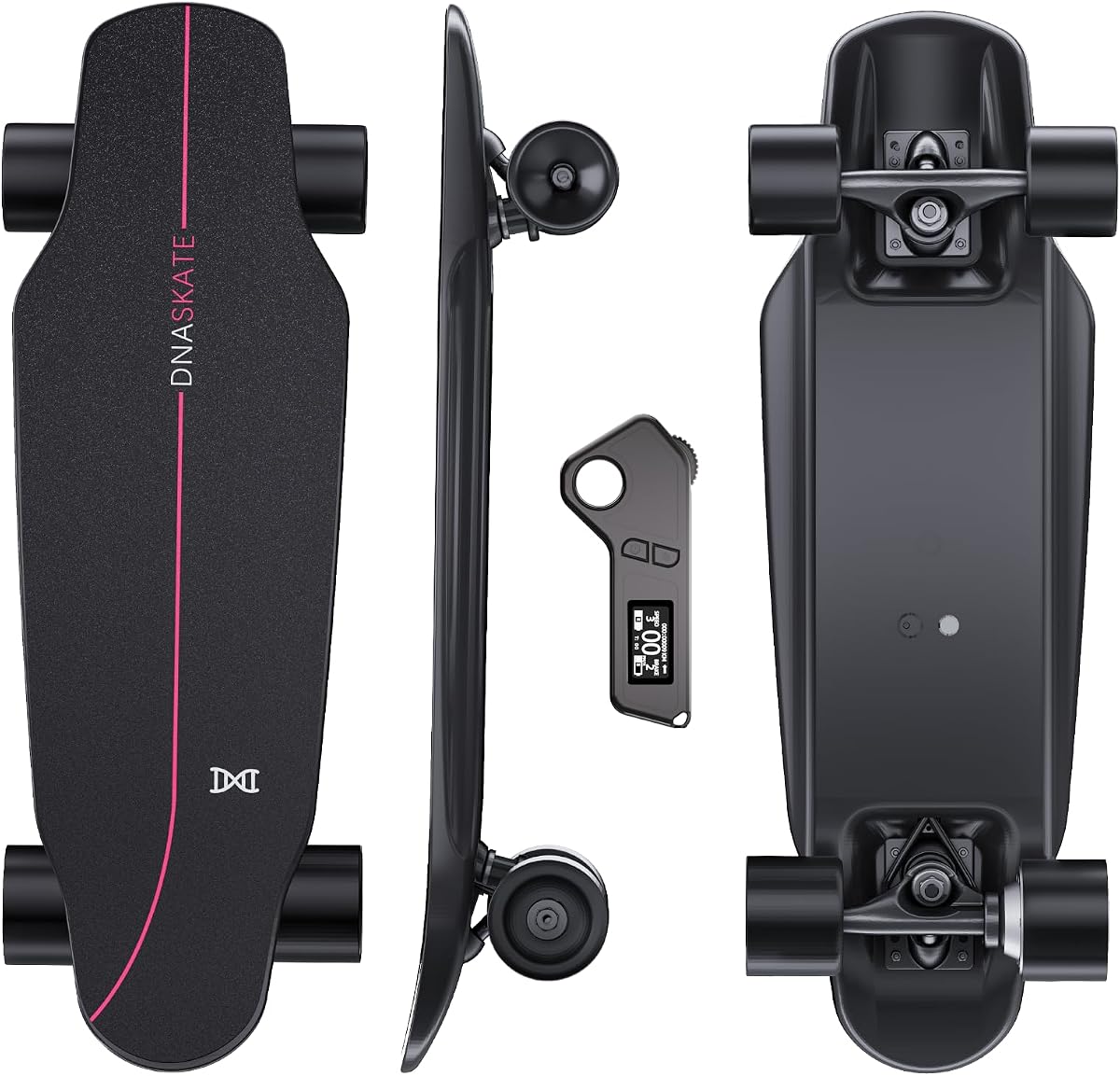 M8 Electric Skateboard with Remote, 15Mph Top Speed,9Miles Range,400 Hub-Motor, Skateboard for Adults ＆Teens