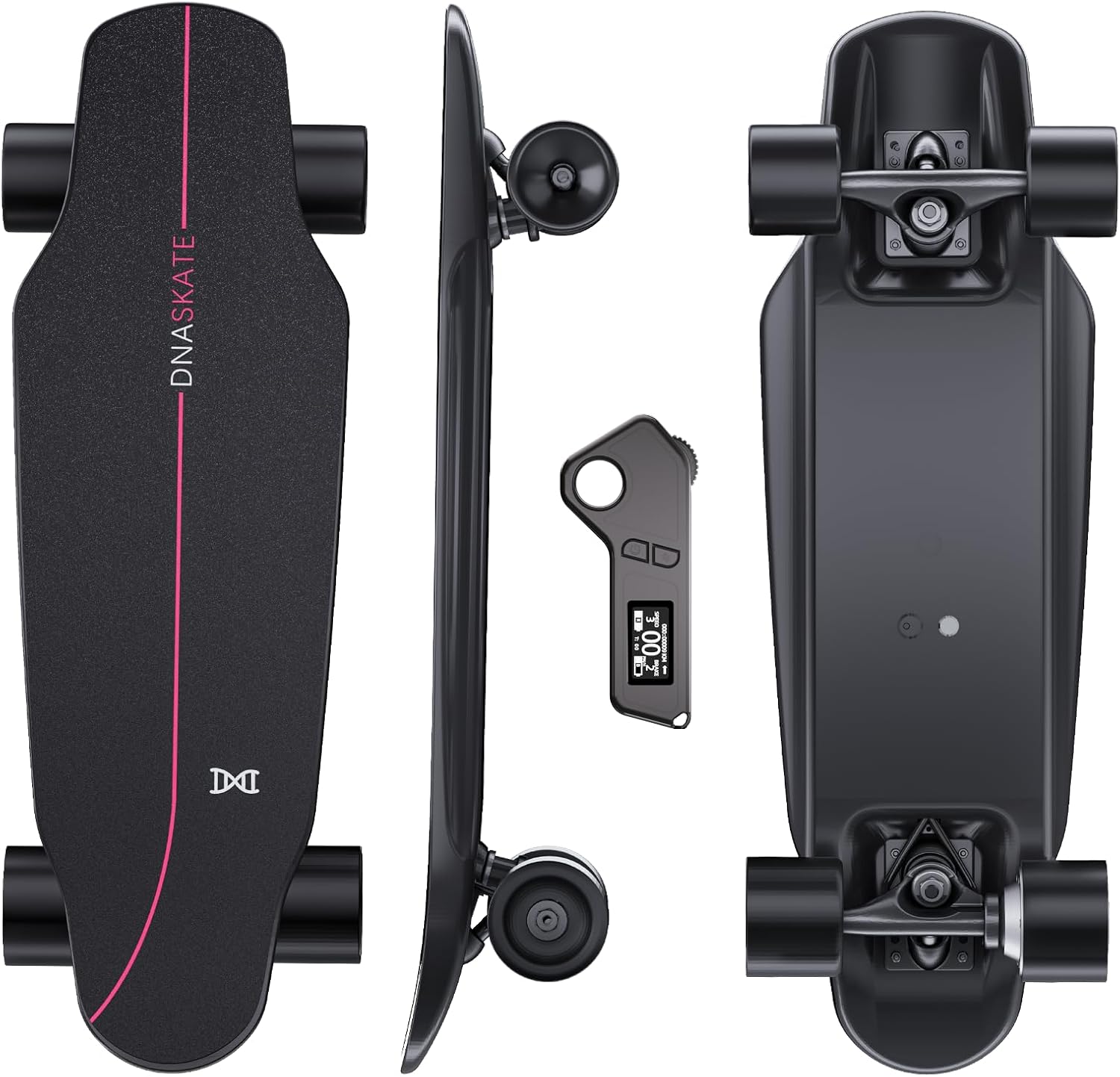 M8 Electric Skateboard with Remote, 15Mph Top Speed,9Miles Range,400 Hub-Motor, Skateboard for Adults ＆Teens
