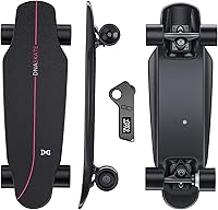 DNASKATE M8 Electric Skateboard: 15 MPH Top Speed, 9 Mile Range, 400W Hub Motor for Adults & Teens