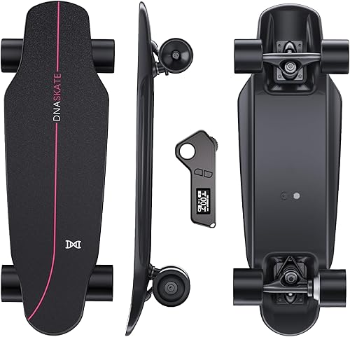 M8 - Monopatín eléctrico con control remoto, velocidad máxima de 1522 mph, rango de 915 millas, motor de cubo de 400800 W, monopatín para adultos y