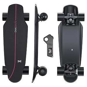 M8 Electric Skateboard with Remote 15Mph Top Speed 9Miles Range 400 Hub-Motor Skateboard for Adults Teens