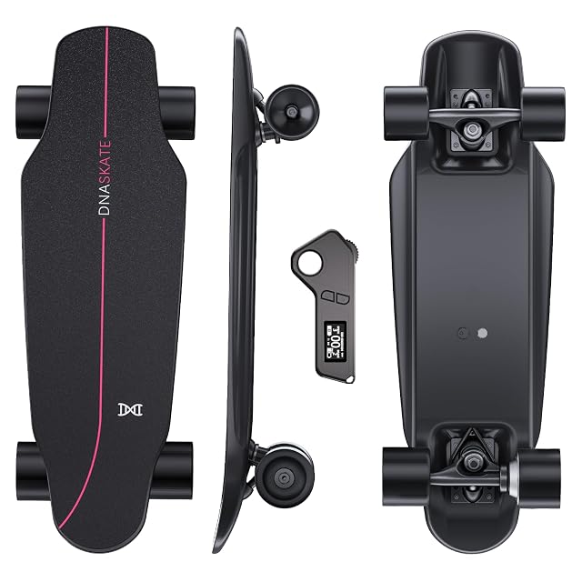 M8 Electric Skateboard with Remote 15Mph Top Speed 9Miles Range 400 Hub-Motor Skateboard for Adults Teens