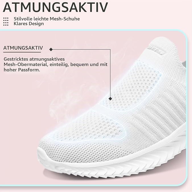 Littleplum Women's Trainers Breathable Trainers Lightweight Running Shoes Sports Shoes Women's Shoes