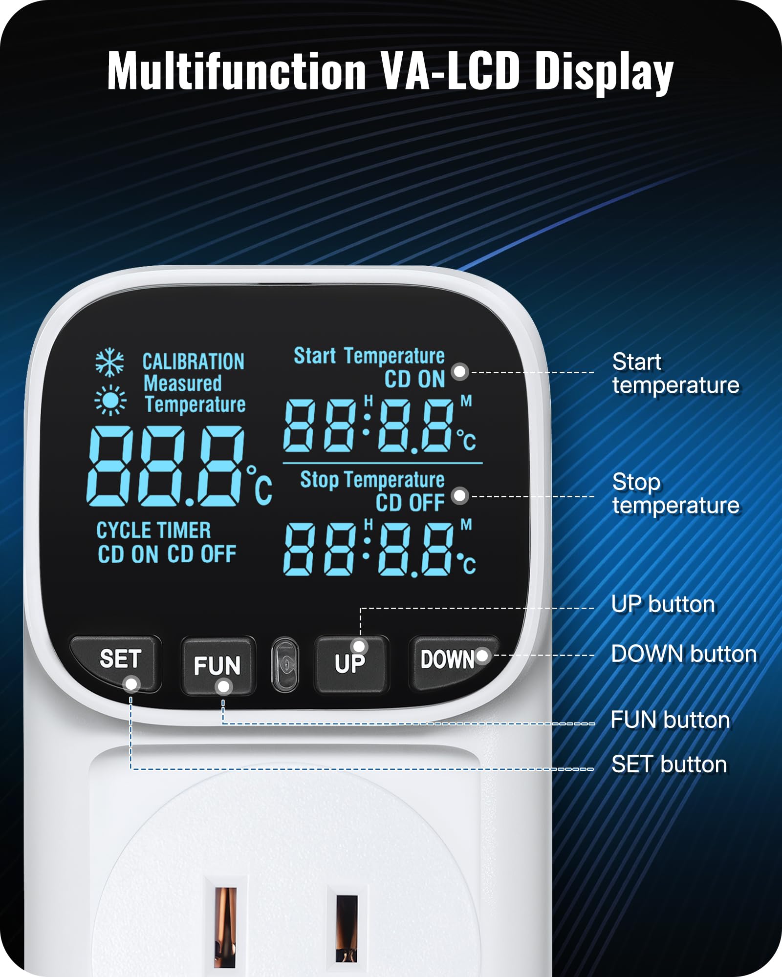 Controlador digital de temperatura W01TC06