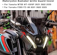 Vista 2 de MT-09 FZ-09 - Protector de parabrisas de motocicleta para MT09 MT 09 SP FZ09 FZ 09 2021 2022 2023 Negro