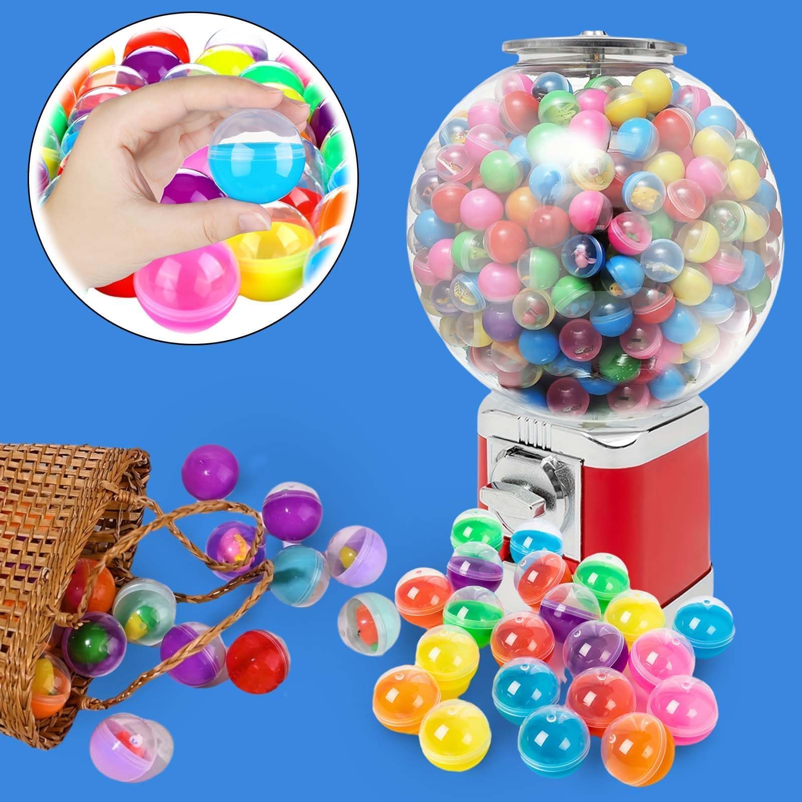 120 Piezas Bolas de Plástico Transparente Rellenables Decorativas