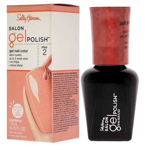 Miniatura 5 de Sally Hansen Salon Pro Kit básico de gel, Shall We Dance, Just Peachy, paquete de de 1, color fantasía (Just Peachy)