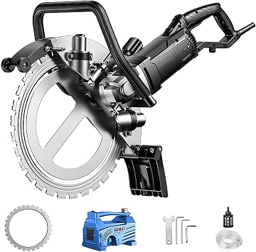 16" Concrete Ring Cutting Machine 5200w Concrete Saw, 16-Inch Circular Saw for Cutting Concrete and Stone.