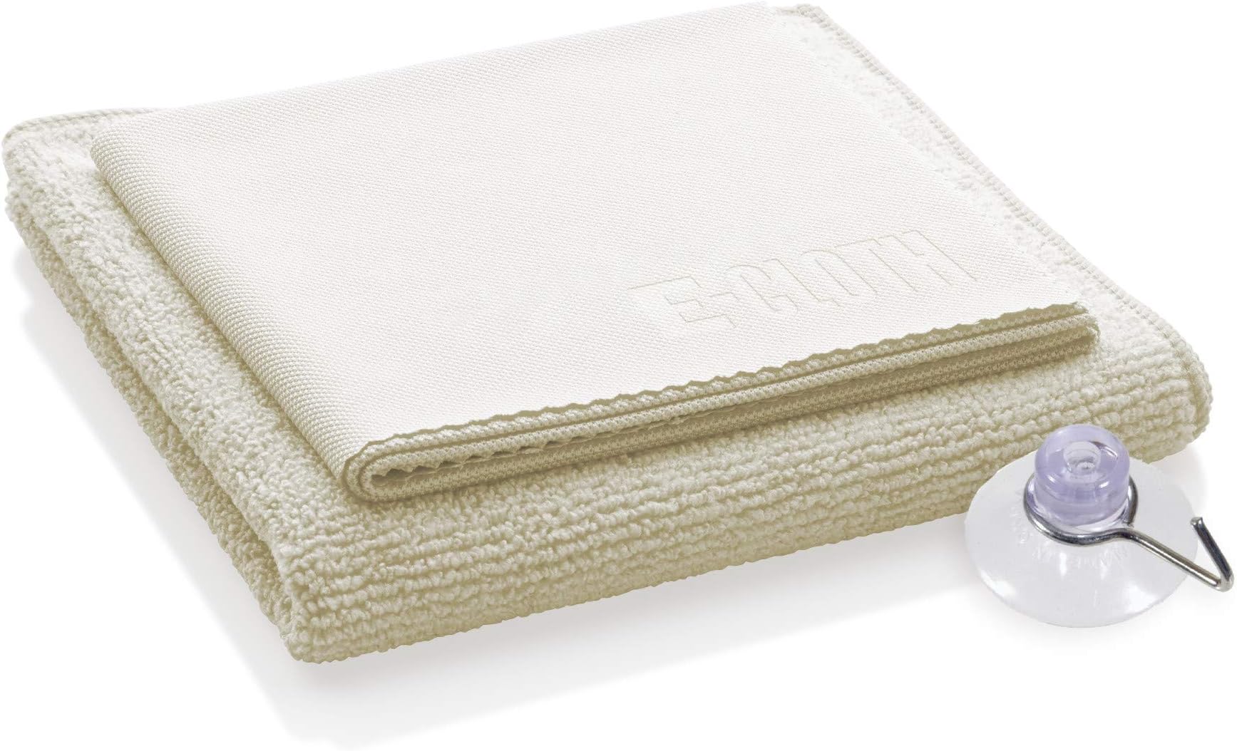 Shower Pack Microfiber Cleaning Cloth, Ivory