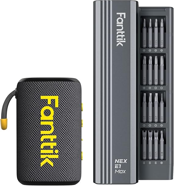 Fanttik E1 MAX Mini Electric Screwdriver & X8 Nano Electric Ball Pump