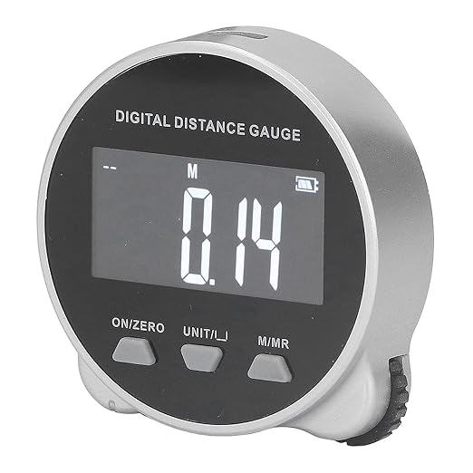 Digital Tape Measure Ruler, 656FT Digital Roller Ruler with LCD Display