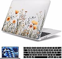 Vista 11 de Funda para MacBook Air de 15 pulgadas A3241 A3114 A2941 (versión 2023 2024 2025) – Carcasa rígida protectora a presión para MacBook Air de 15.3