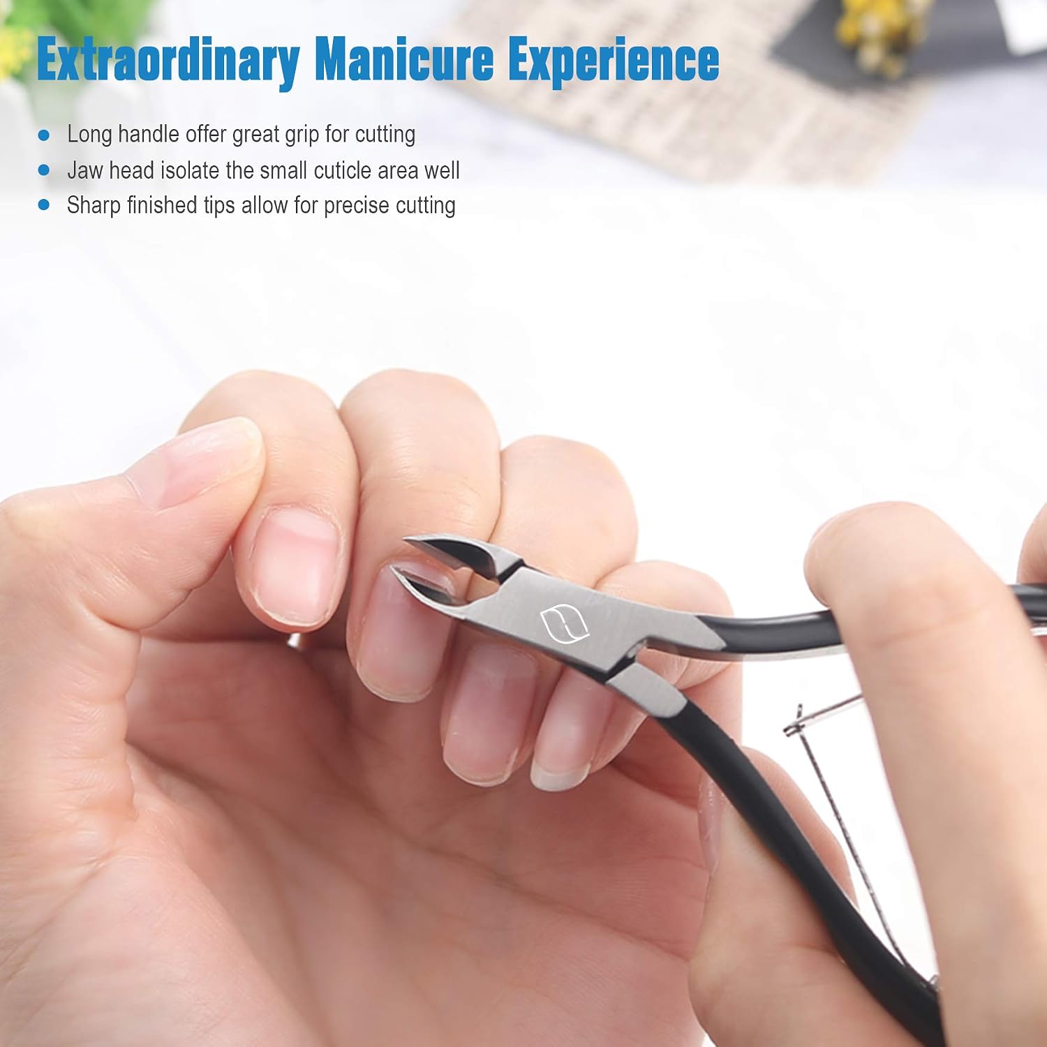 FERYES Cuticle Nippers Professional Stainless Steel Cuticle Trimmer - Image 4