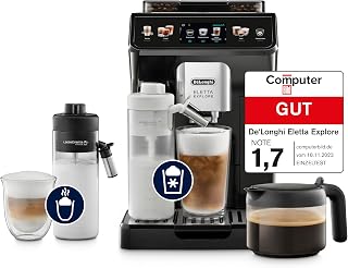 De'Longhi Eletta Explore - Kaffeevollautomat mit 40+ Getränken Grau