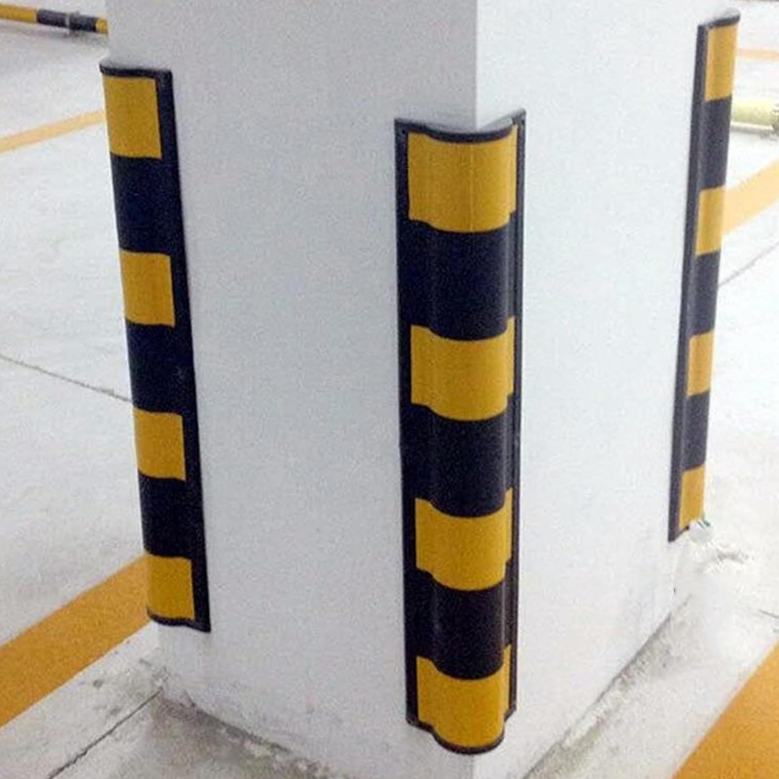 Barandilla de Esquina for Coche, Protector Columnas Garaje, Protege los Bordes y la Puerta del Coche contra Daños, Protector Garaje(120x10x1cm/47x4x0.4in)