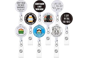 Gueevin Funny Nurse Badge Reel Bulk