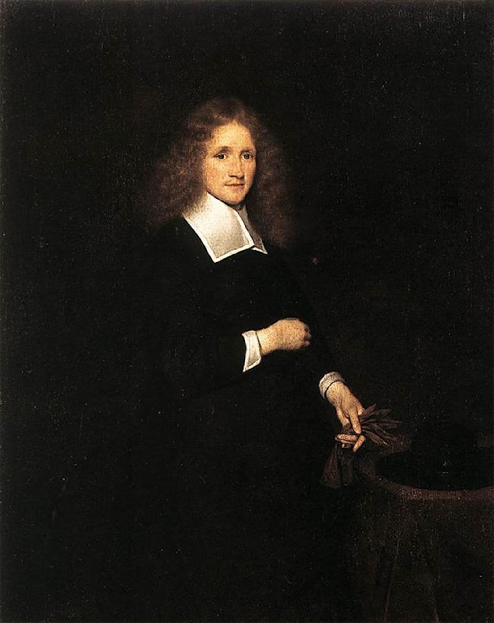 POSTERIIk Vintage Art Print Images Pictures Print Portrait of a Young Man Gerard ter Borch Modern Colour Posters for Office Home Decor 60x90cm