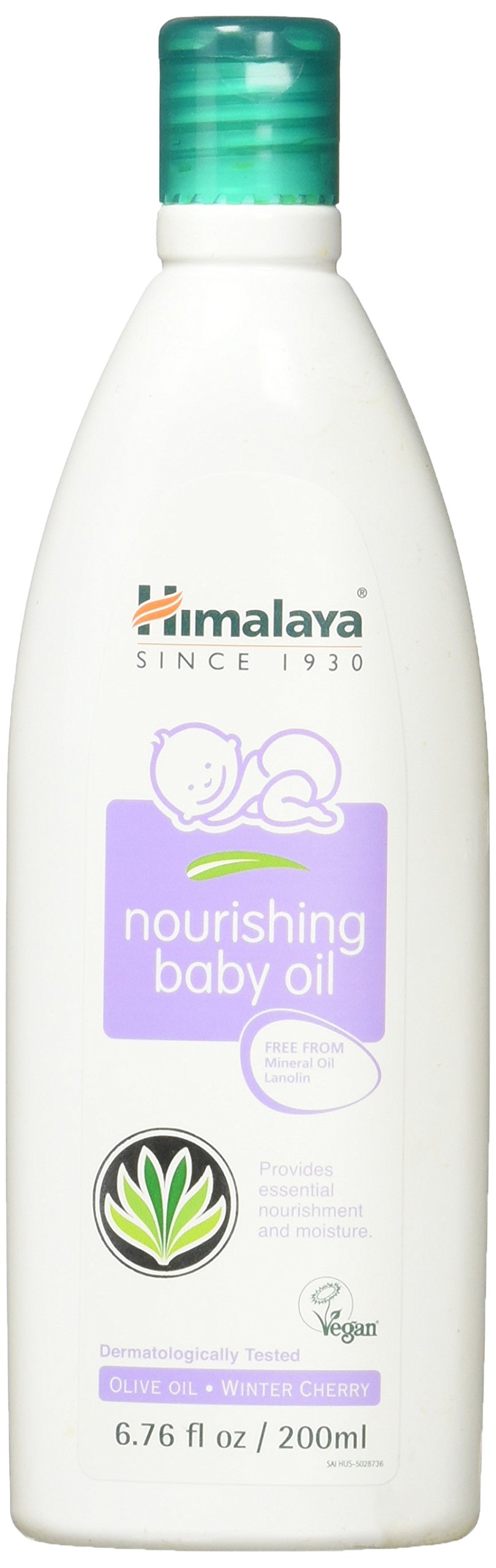 Himalaya Herbal Healthcare Nourishing Baby Oil, 6.76 Fluid Ounce (Pack of 12)