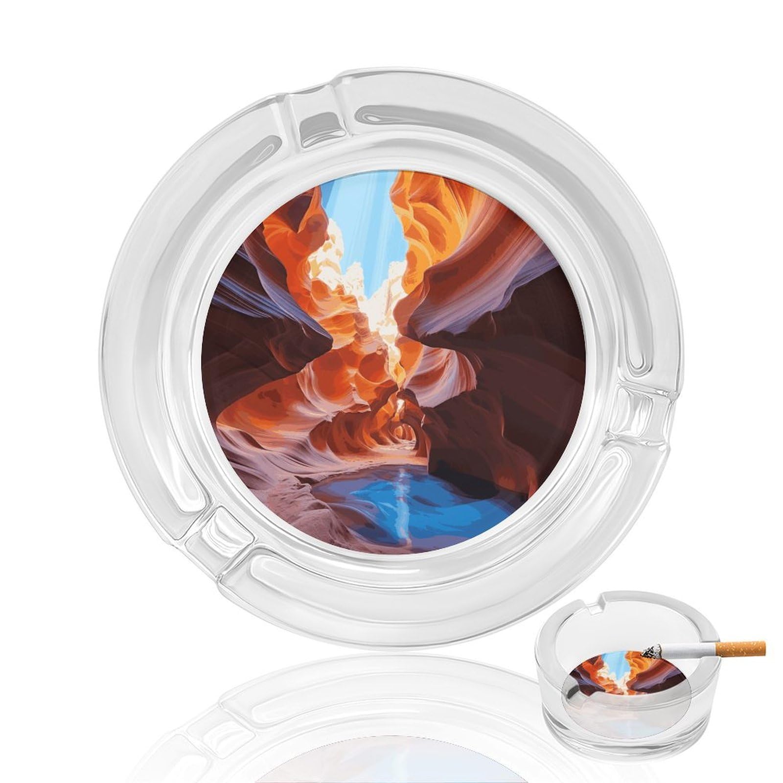 Cendrier de bureau anti odeur et décoration pour fumeurs