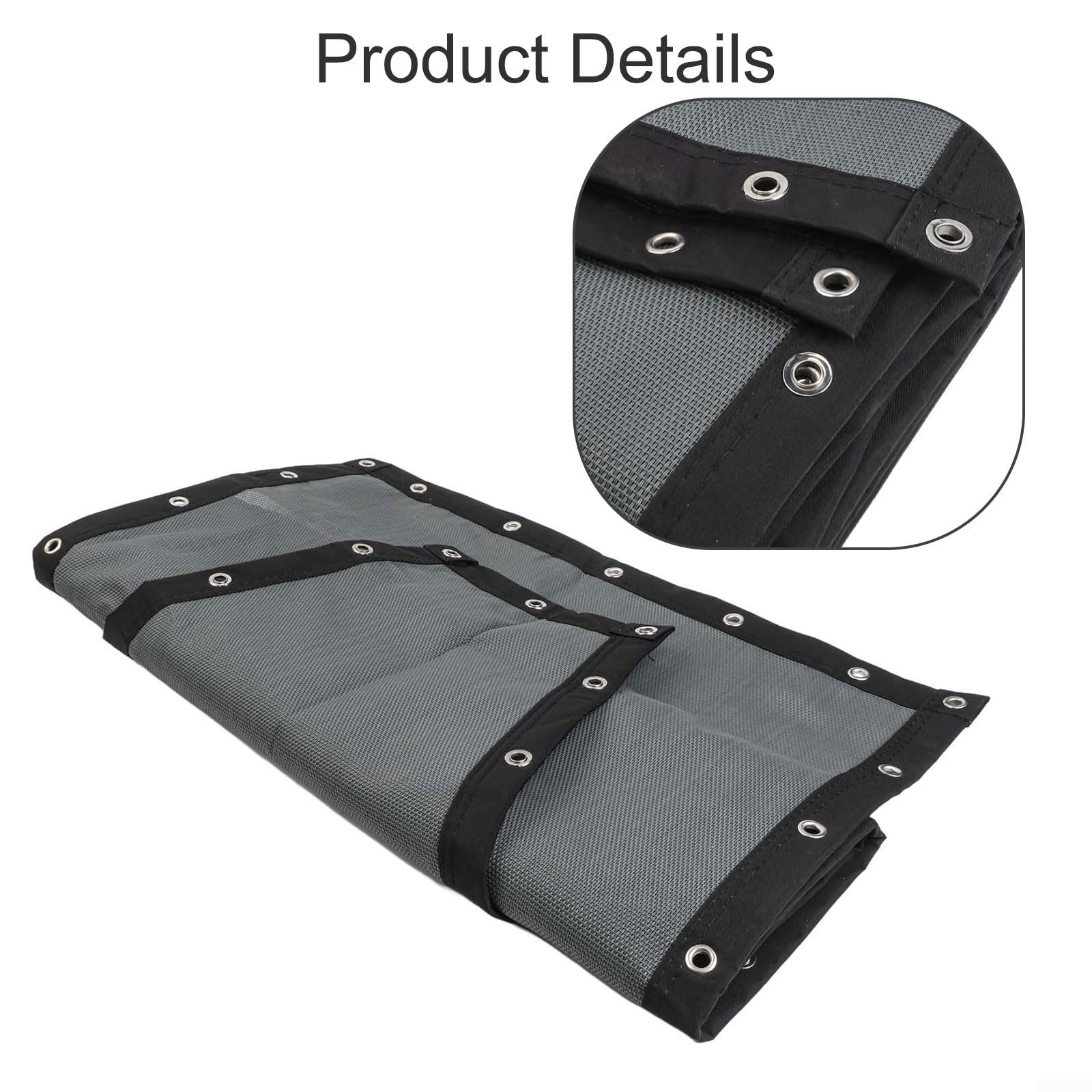 Ersatztuch Für Hängeschaukelstuhl, Stilvolles Ersatztuch Für Textilene-Hängeschaukelstuhl, Perfekt Zur Entspannung(dark grey B)
