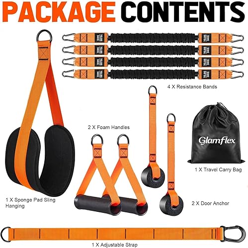 Miniatura 6 de Bandas de asistencia para dominadas, banda de resistencia ajustable y resistente para barra de dominadas, peso y tamaño ajustable con cómodos pies