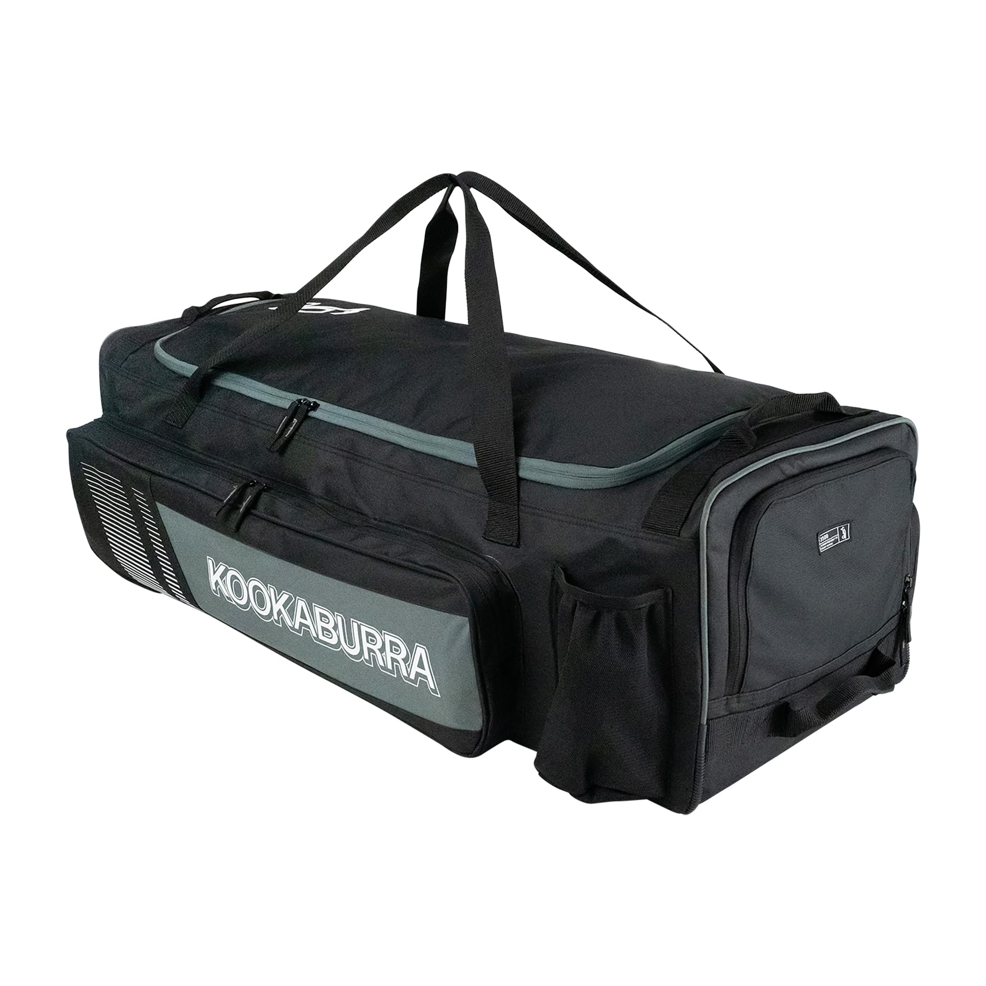 Kookaburra Pro 3500 Wheelie Cricket-Tasche, Schwarz/Grau
