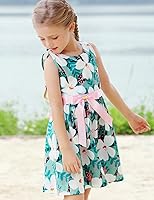 Vista 144 de Vestido de verano para niña, de algodón, con diseño floral