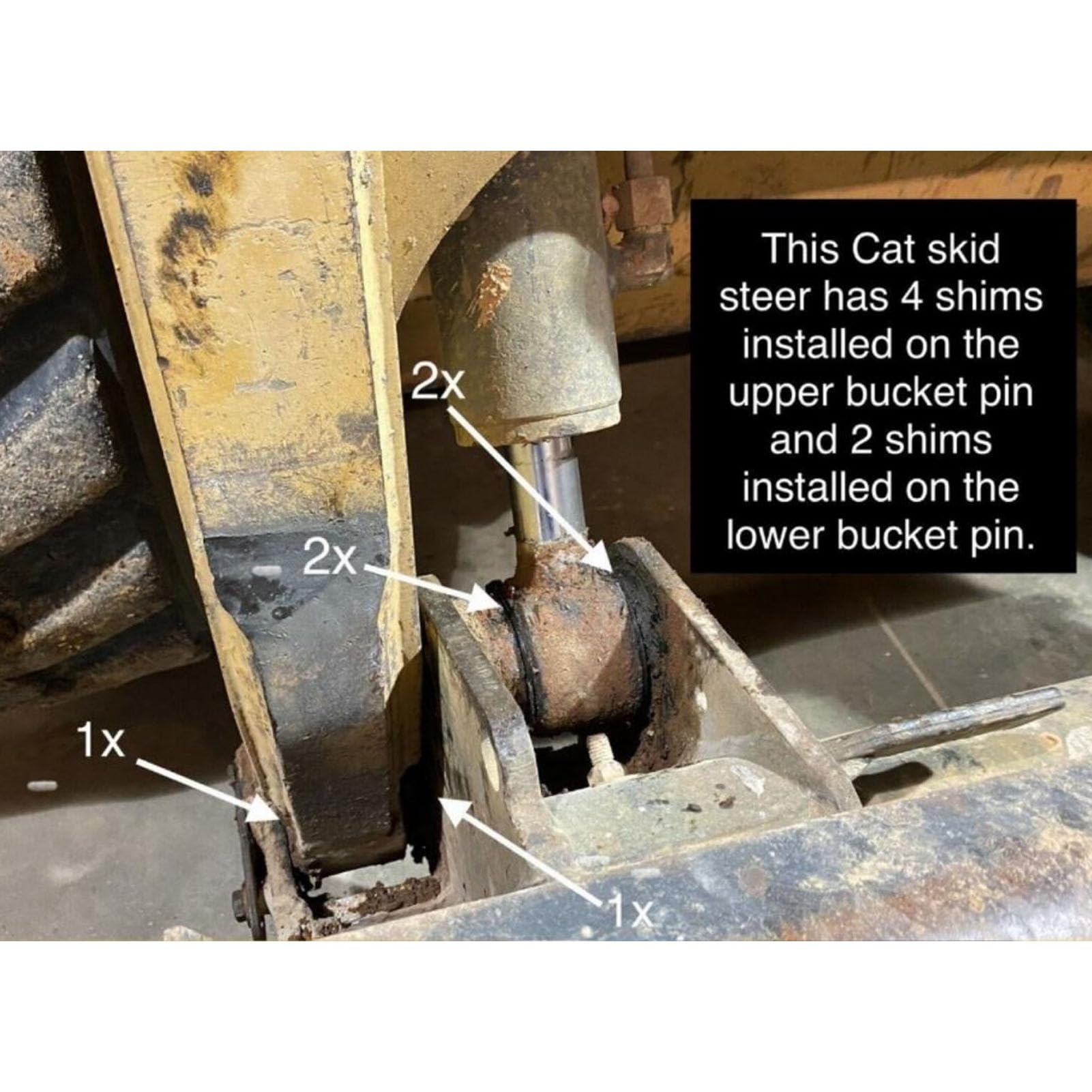 50mm Bucket Pin Shim Kit Excavator Bucket Pins Shims