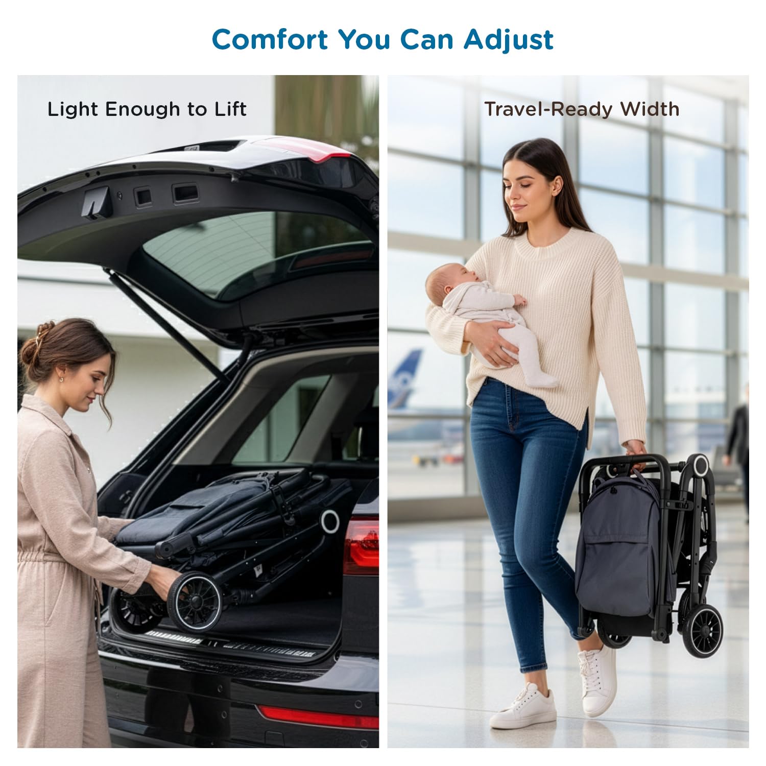 Mee Mee Baby Haven: Lightweight Travel Stroller -8