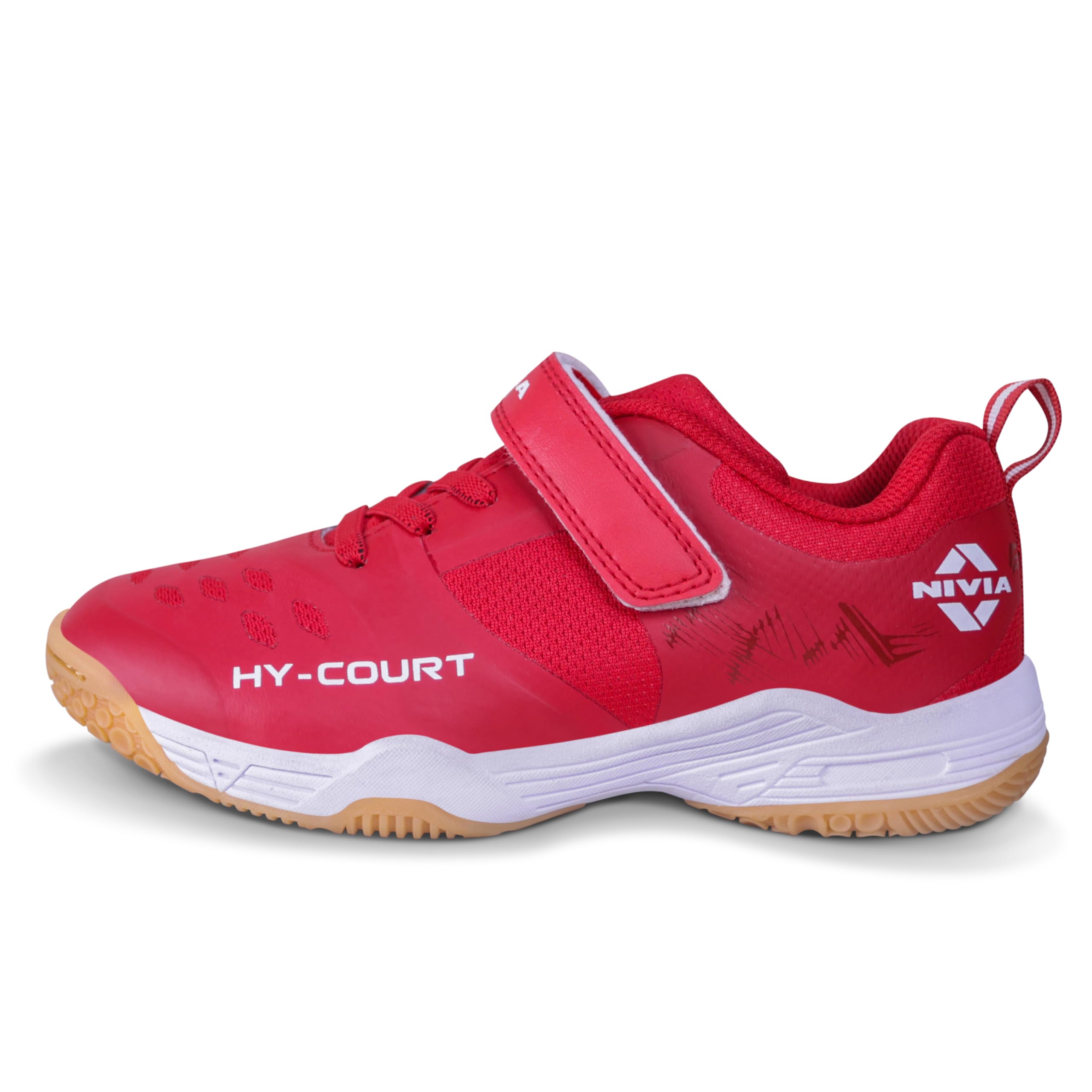 Nivia HY-Court 2.1 Kids Badminton Shoes | Ideal for Badminton and Active Sports | Fueling Young Athletes with Comfort and Excitement | Court Shoes