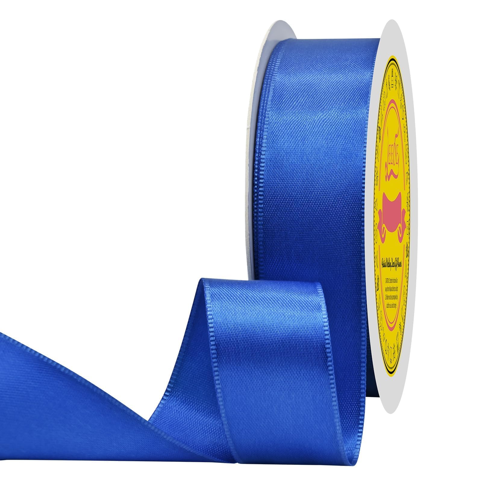 Double Face Royal Blue Satin Ribbon 1 inch X 25 Yards Polyester Royal Blue Ribbon for Gift Wrapping Very Suitable for Weddings Party Hair Bow Invitation Decorations and More