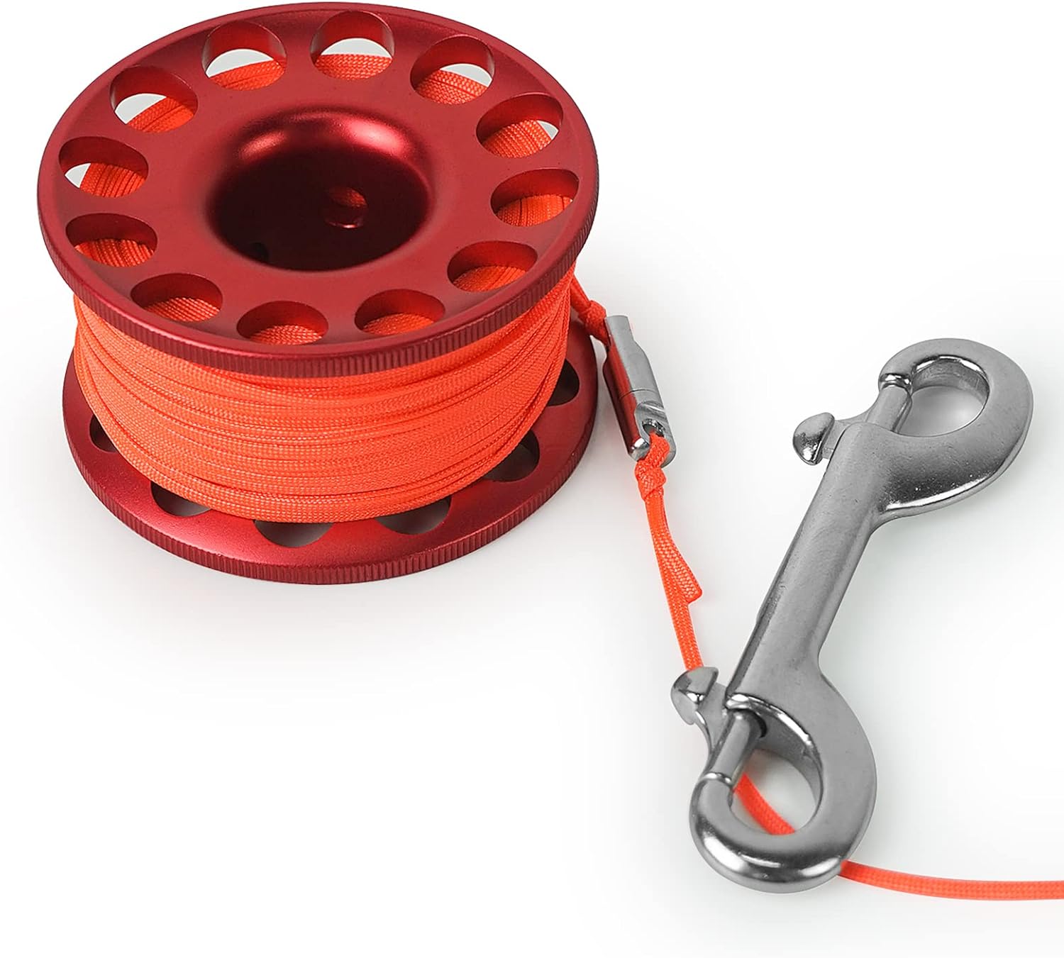 Luwint Diving Reel Compact Size - Scuba Dive Reel with Thumb Stopper for Kayak Anchor Buoy