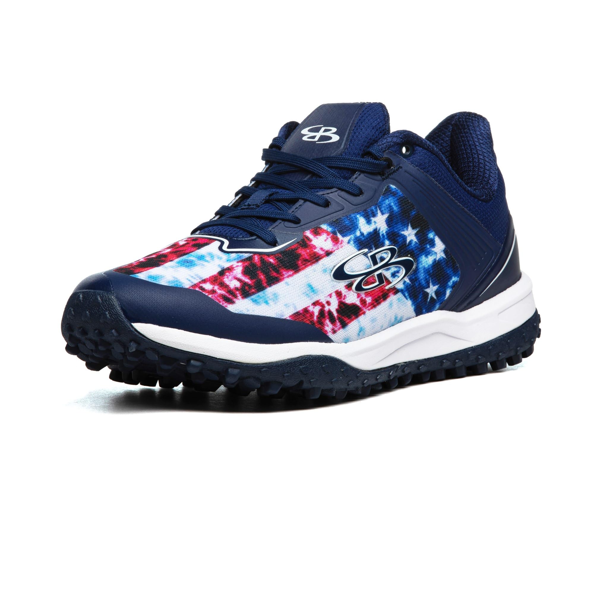 Boombah Viper Men's USA Salute Turf Navy/White/Red - Size 12