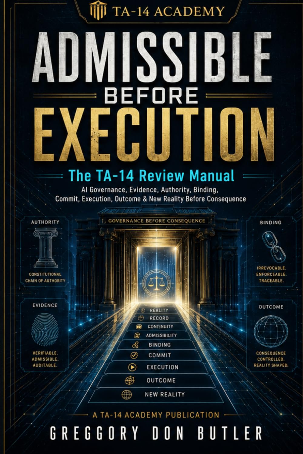 Admissible Before Execution: The TA-14 Review Manual: AI Governance, Evidence, Authority, Binding, Commit, Execution, Outcome, and New Reality Before Consequence (TA-14 Admissible Governance Series)