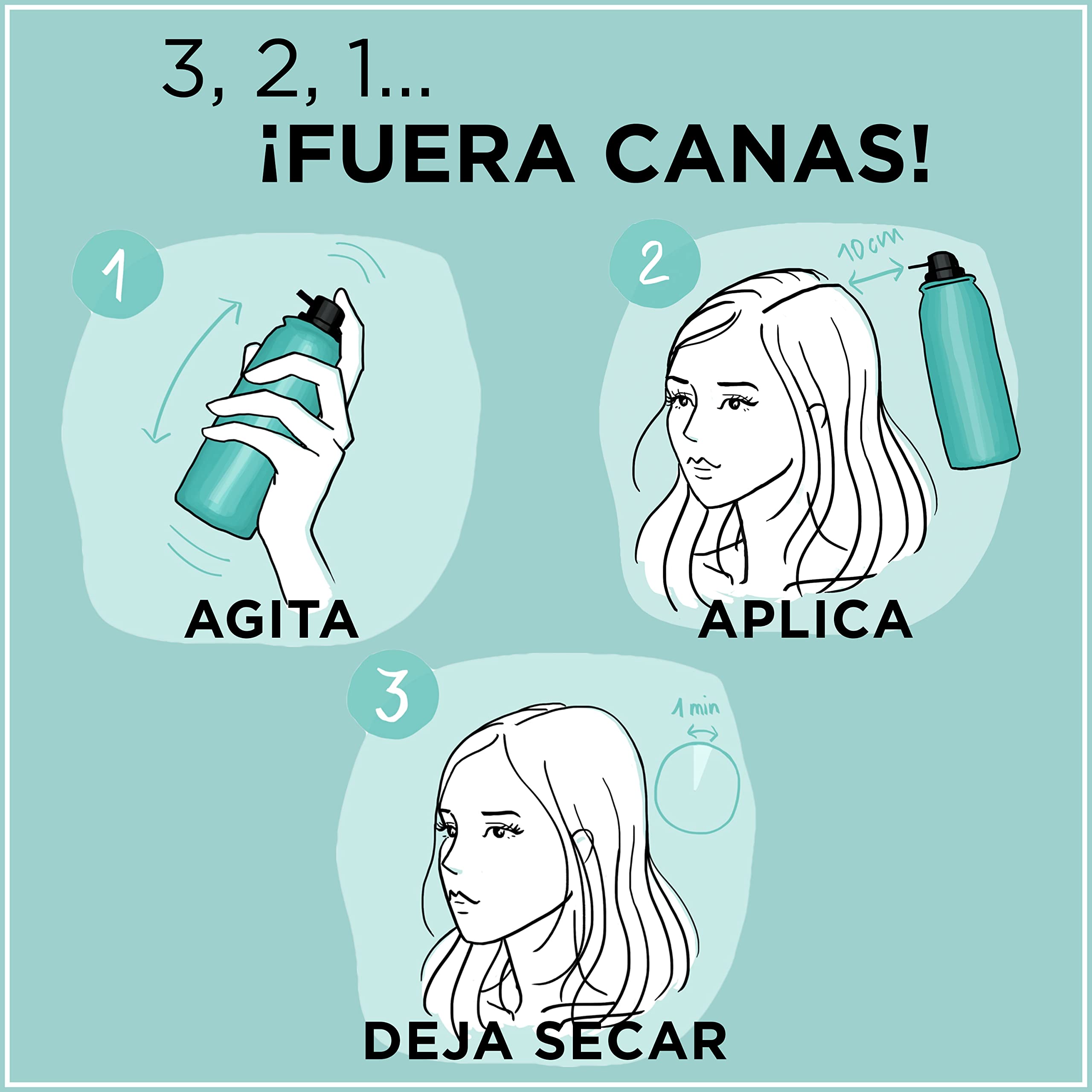 L'Oréal Paris Magic Retouch Castaño, 150 ml