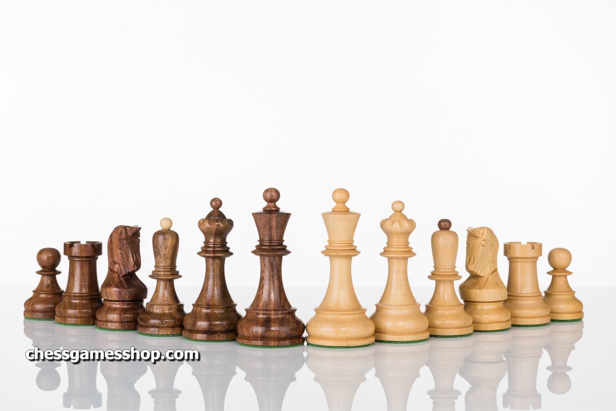 Dubrovnik Zagreb Royal Chess Pieces - Chessmen - Extra Queens - Wooden,Weighted,Felted,Standard Size
