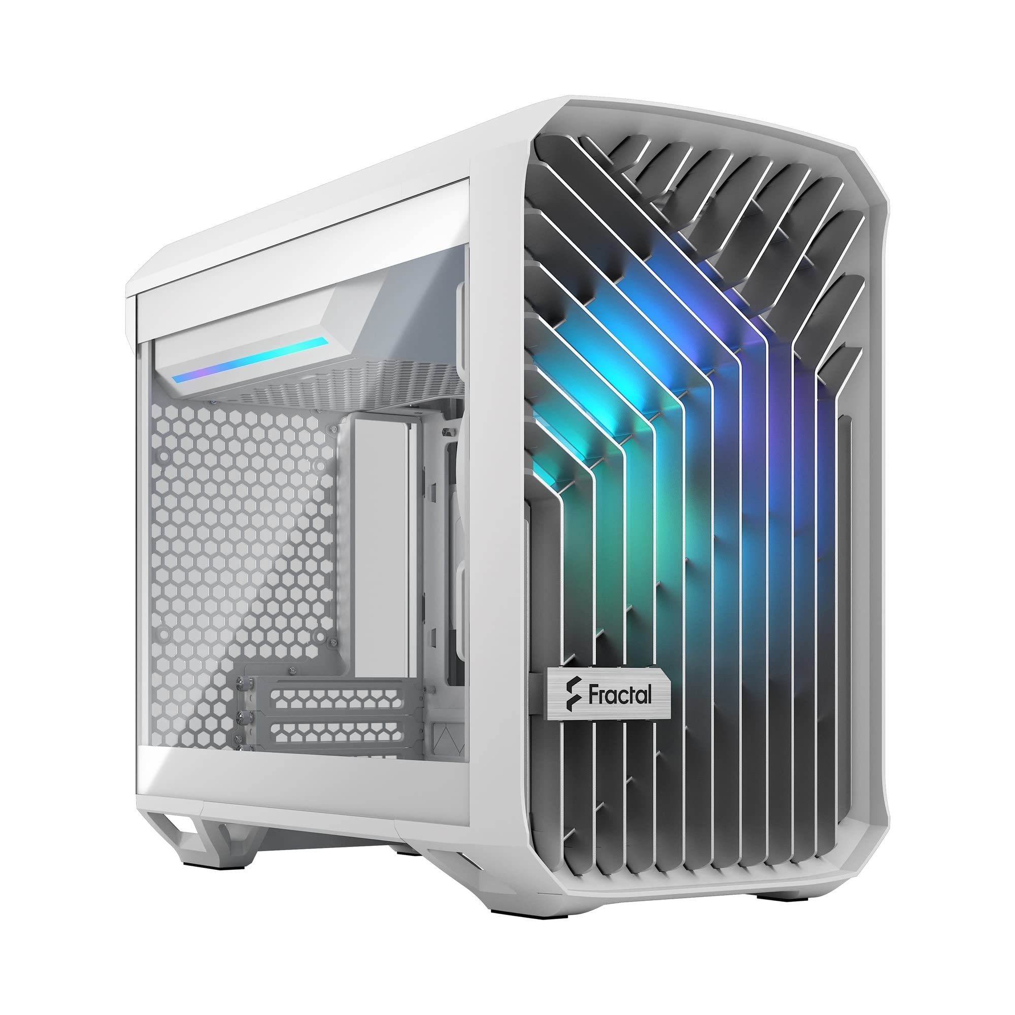 Amazon | Fractal Design Torrent Nano White RGB TG Clear Tint 冷却 