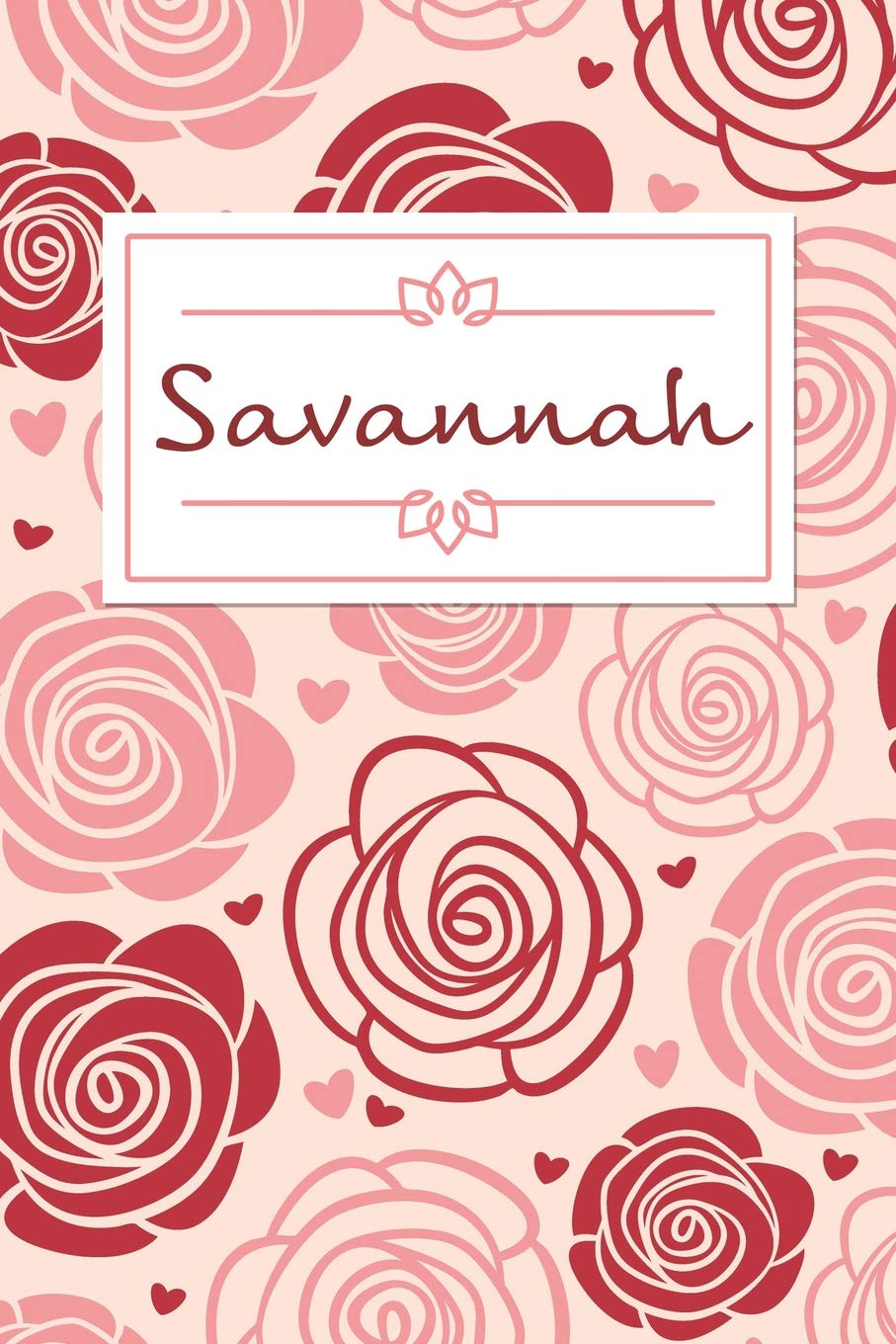Savannah: Personalised Notebook / 120 Lined Pages / Perfect for journaling and writing notes.