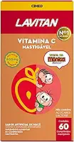 Lavitan Infantil Turma da Mônica Vitamina C Sabor Maçã com 60 Comprimidos Mastigáveis