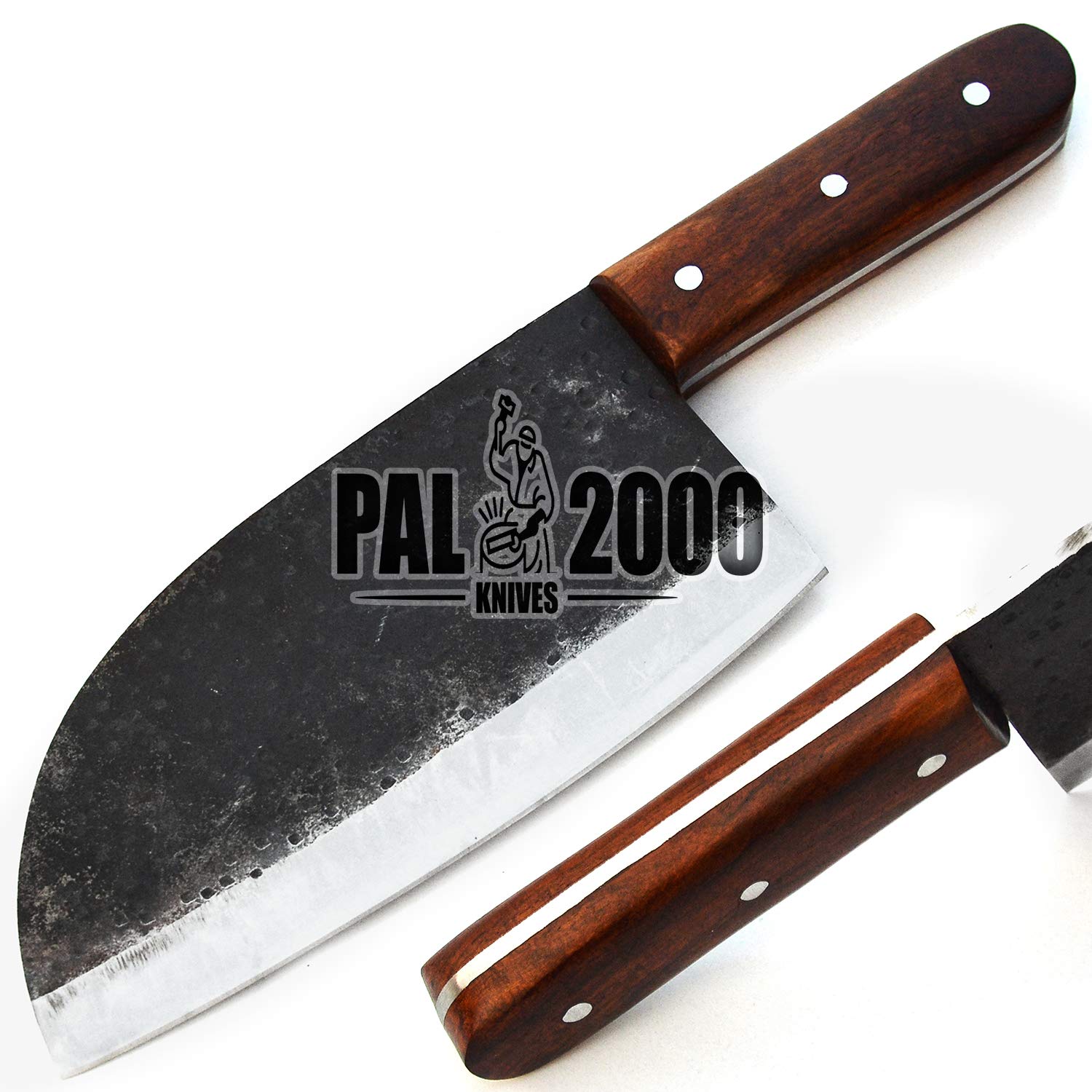 Cuchillo de Cocina Hecho a Mano en Acero 440C Con Recubrimiento en Polvo - Con Funda 9649