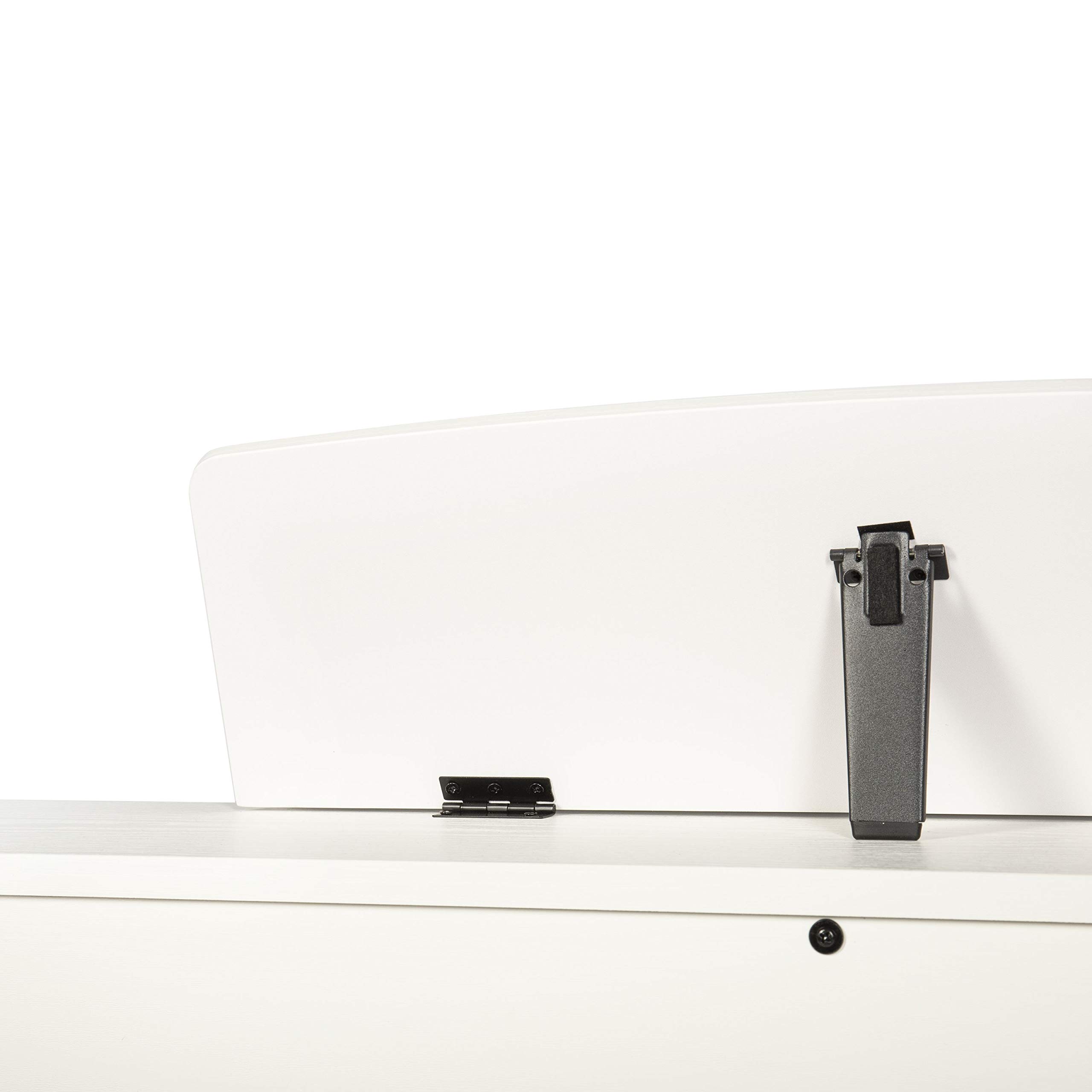 Fame DP-3000 E-Piano mit Hammermechanik, anschlagdynamischen 88 Tasten, voller Klavierklang, 20 Orchesterklangfarben, 128-fache Polyphonie, wertiges Gehäuse mit Deckel und Konsolen, Digital Piano