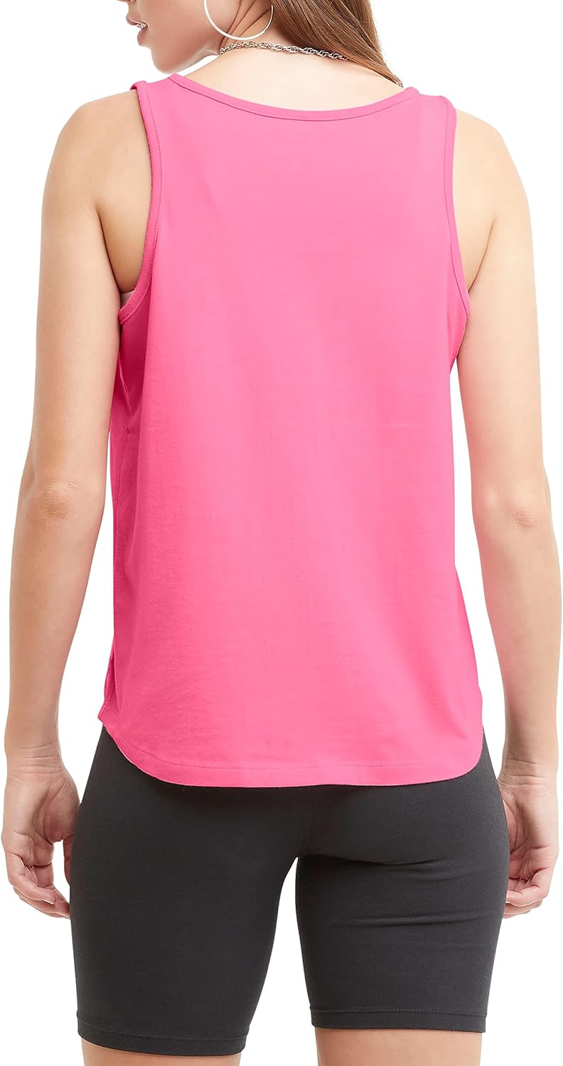 Champion Women's Tank Top, Cotton Tank for Women, Cotton, Multiple Colors, Classic Script