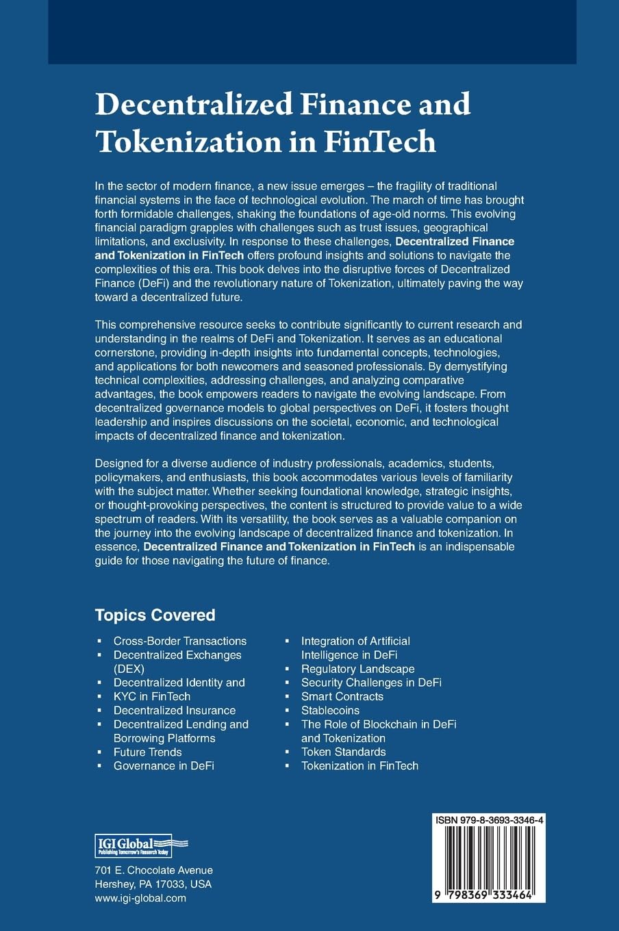 Decentralized Finance and Tokenization in FinTech