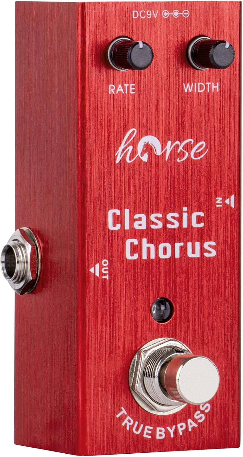 Classic Chorus Guitar Pedal, Horse Electric Guitar Effects Pedals Mini