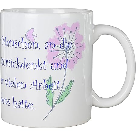 Tasse Tassen 325ml - Rentnerin Tasse - Glückwunsch zur Rente - Unisize ...