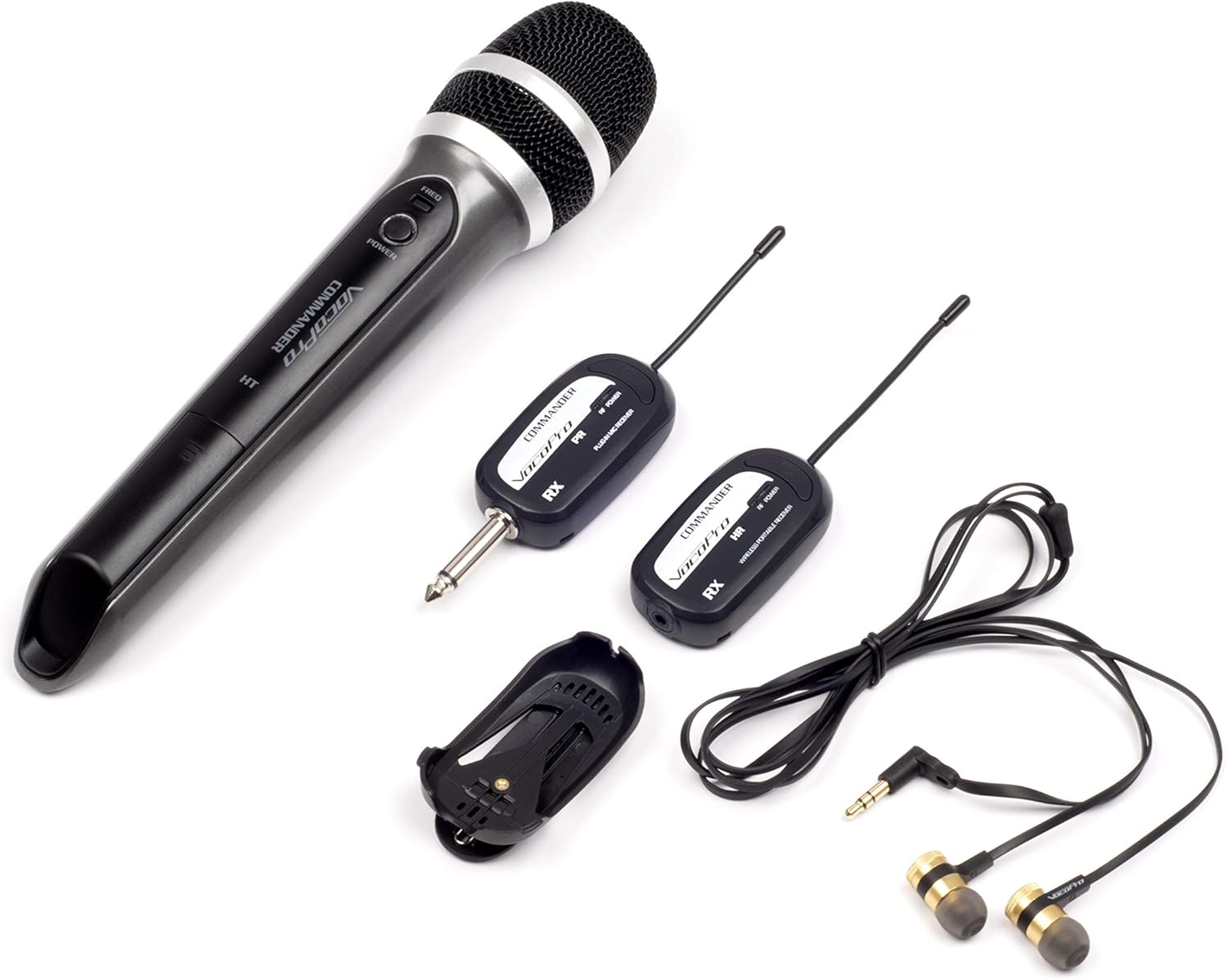 VocoPro SingAndHear-Solo - All-In-One Wireless Microphone/ Wireless In-Ear Receiver System
