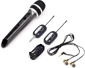 VocoPro SingAndHear-Solo - All-In-One Wireless Microphone/ Wireless In-Ear Receiver System