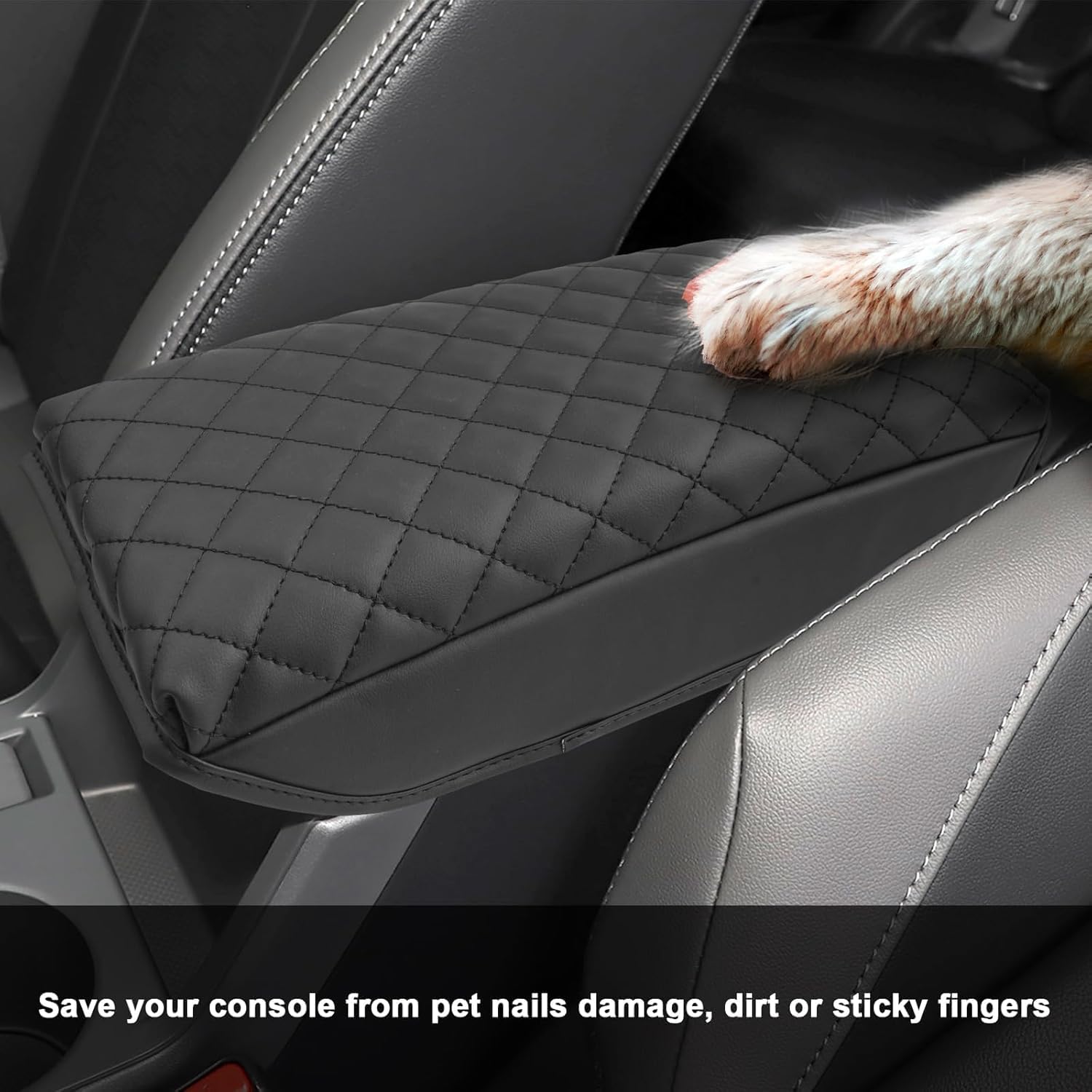 SXCY for 2024 2025 2026 Crosstrek Armrest Cover (Thickened) for Subaru Crosstrek 2025 2026 Accessories 2024-2026 Crosstrek Center Console Cover 2025 2026 Crosstrek Middle Console Cover