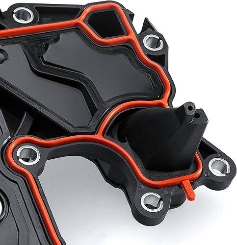 Miniatura 5 de Válvula PCV - Separador de aceite de válvula de ventilación del cárter del motor con kit de manguera de respiradero compatible con Audi A3, A4, A5,