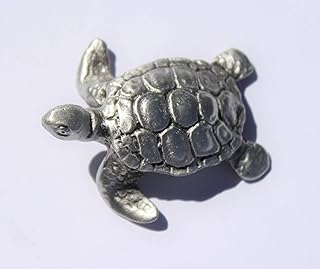 Hastings Pewter Company Lead Free Pewter Sea Turtle Figurine statue decoration